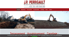 Desktop Screenshot of perrigault-maconnerie-terrassement-50.com