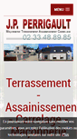 Mobile Screenshot of perrigault-maconnerie-terrassement-50.com